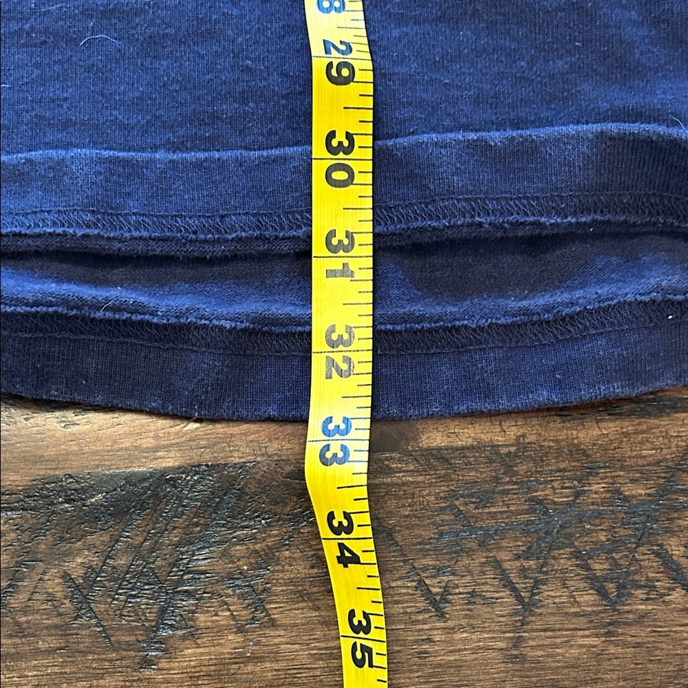 L.L. Bean Rugby Shirt Men’s Large Navy Long-Sleeve Preppy Sporty Collegiate - Picture 7 of 13